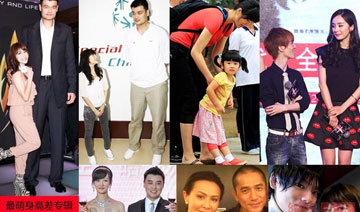 最萌身高差 郭敬明领衔众星遇姚明变小矮人