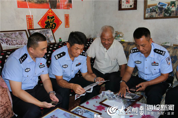 泰安交警景区大队向"七一"献礼 走访慰问泰山挑山工