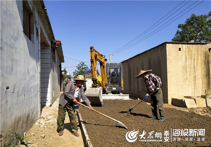 宁阳县伏山镇周楼村实施巷道提升工程 加快美丽乡村建设