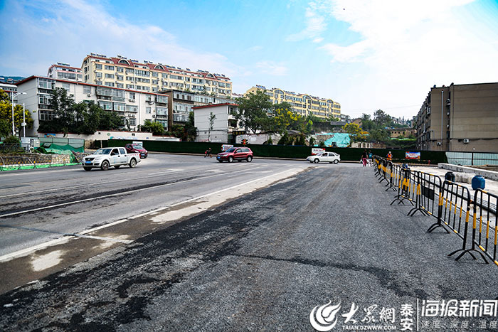 泰安擂鼓石大街东段图片